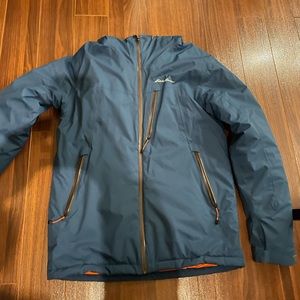 Mens Eddie Bauer First Ascent water/wind resistant insulated shell